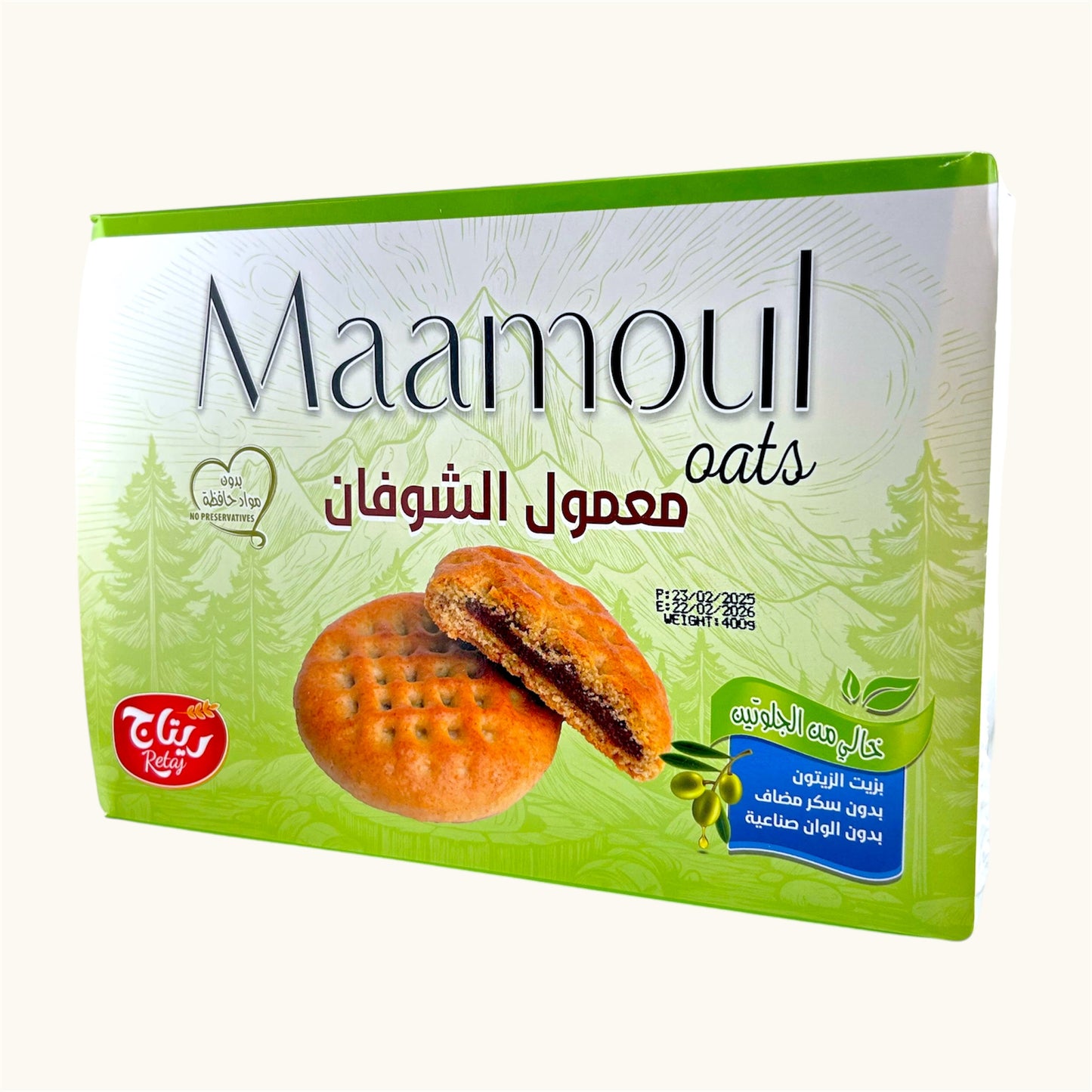 معمول الشوفان بدون جلوتين