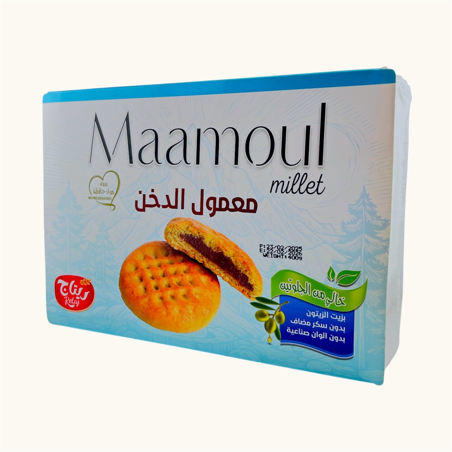 معمول الدخن بدون جلوتين