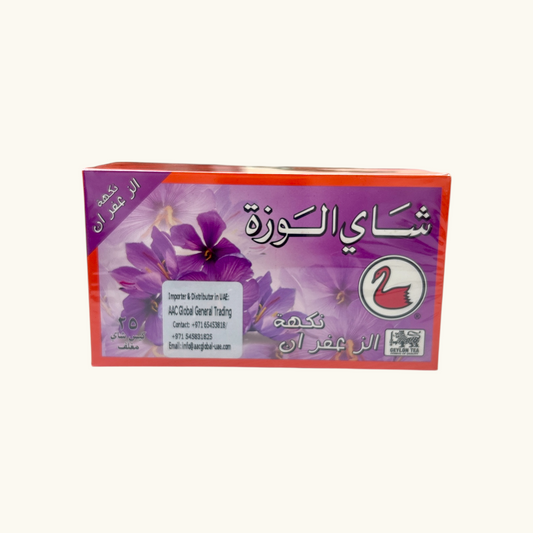 شاي الوزة فتلة بالزعفران