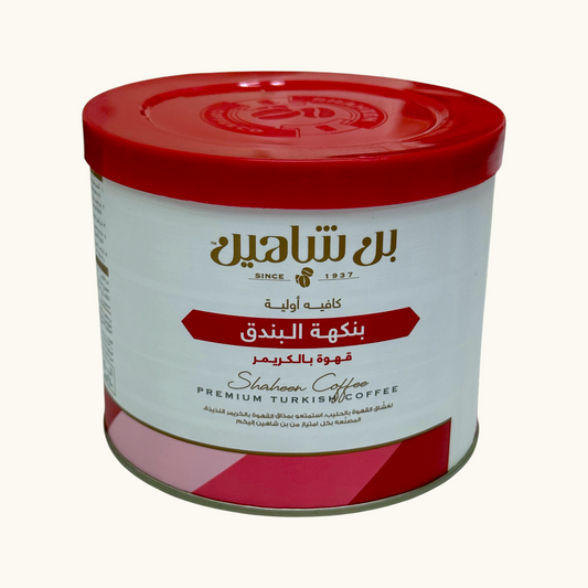 قهوة بن شاهين بنكهة البندق